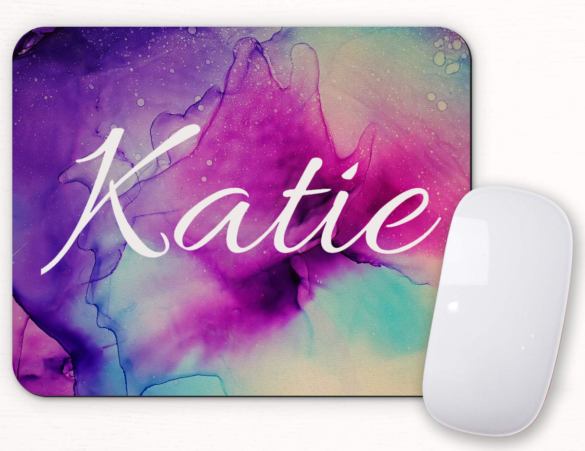 Personalized Mouse Pad - Add Your Name - Beautiful Vivid Detailed Print. Brighten up Your workspace