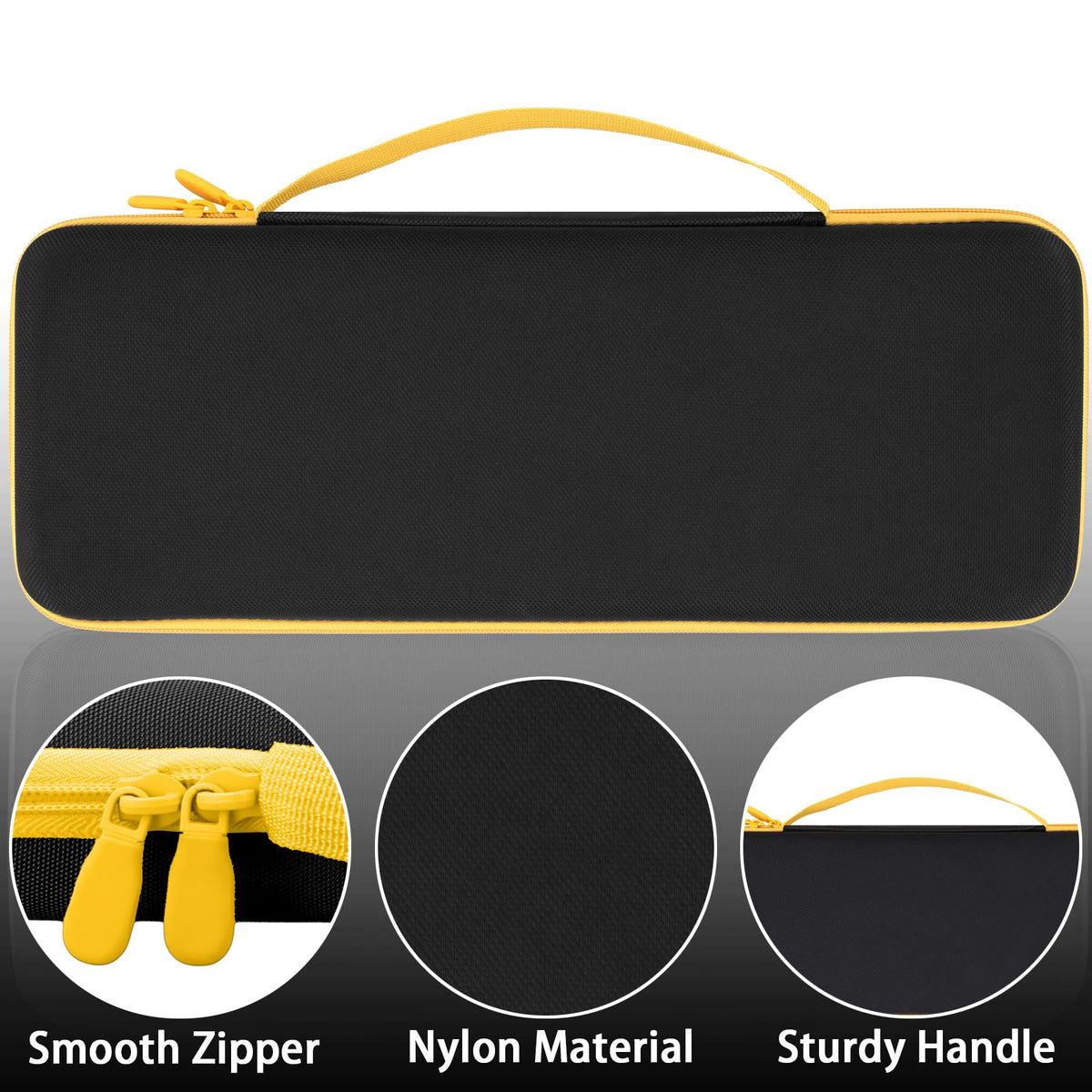 co2CREA Hard Case for Logitech POP ICON Keyboard & Mouse Combo, Graphite