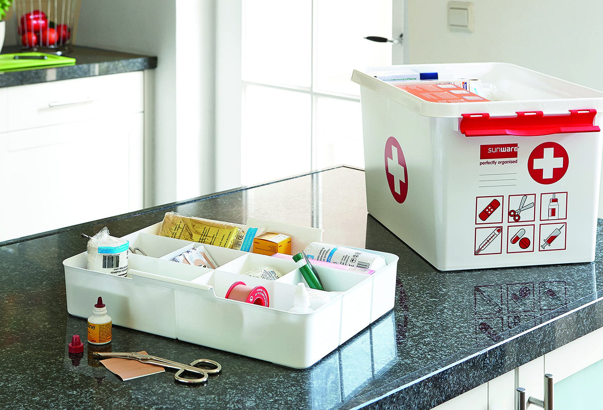 Sunware XL First Aid Storage Box - 22 LTR