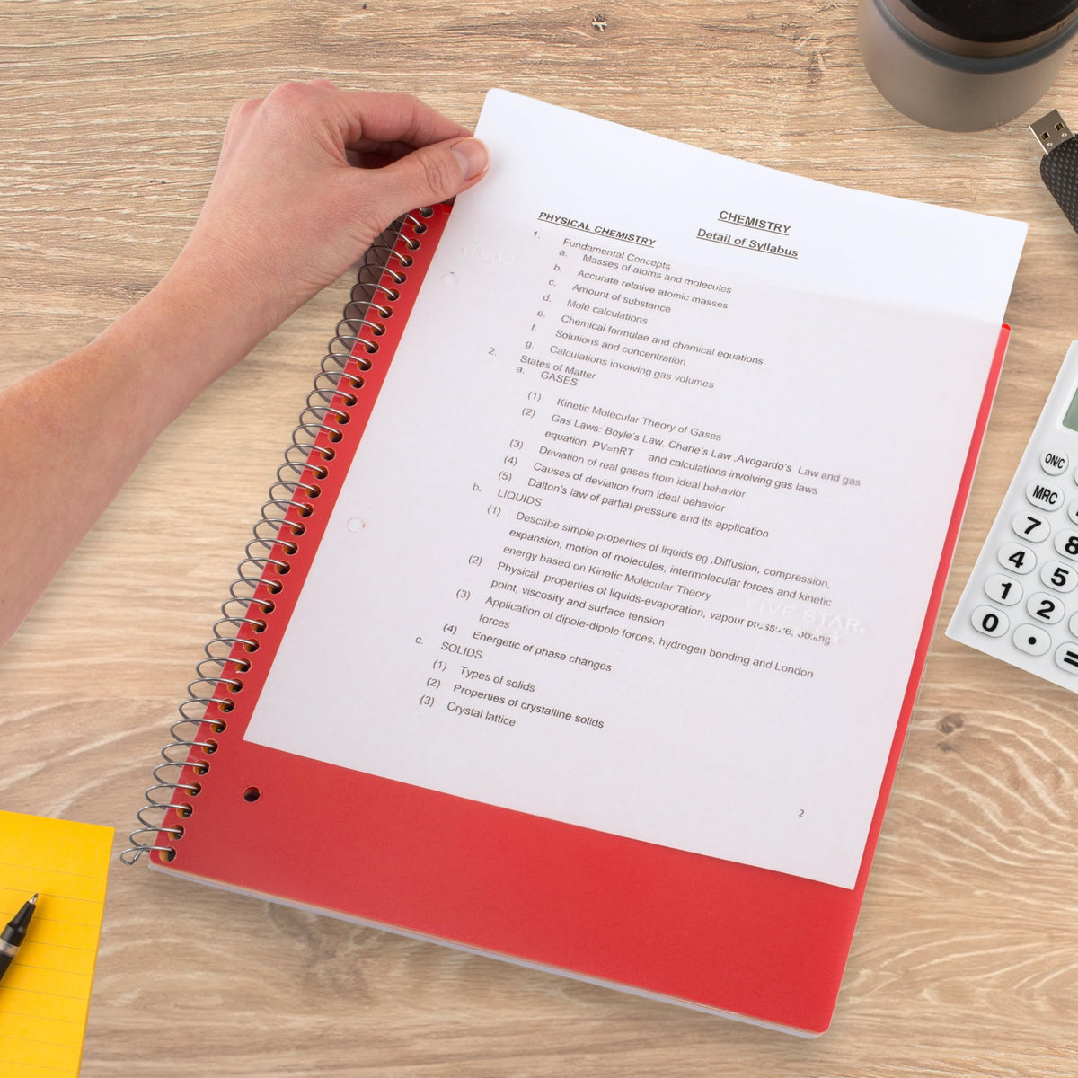 Five Star Spiral Notebook + Study App, 6 Pack, 1 Subject, College Ruled 8.5" x 11" Paper, 100