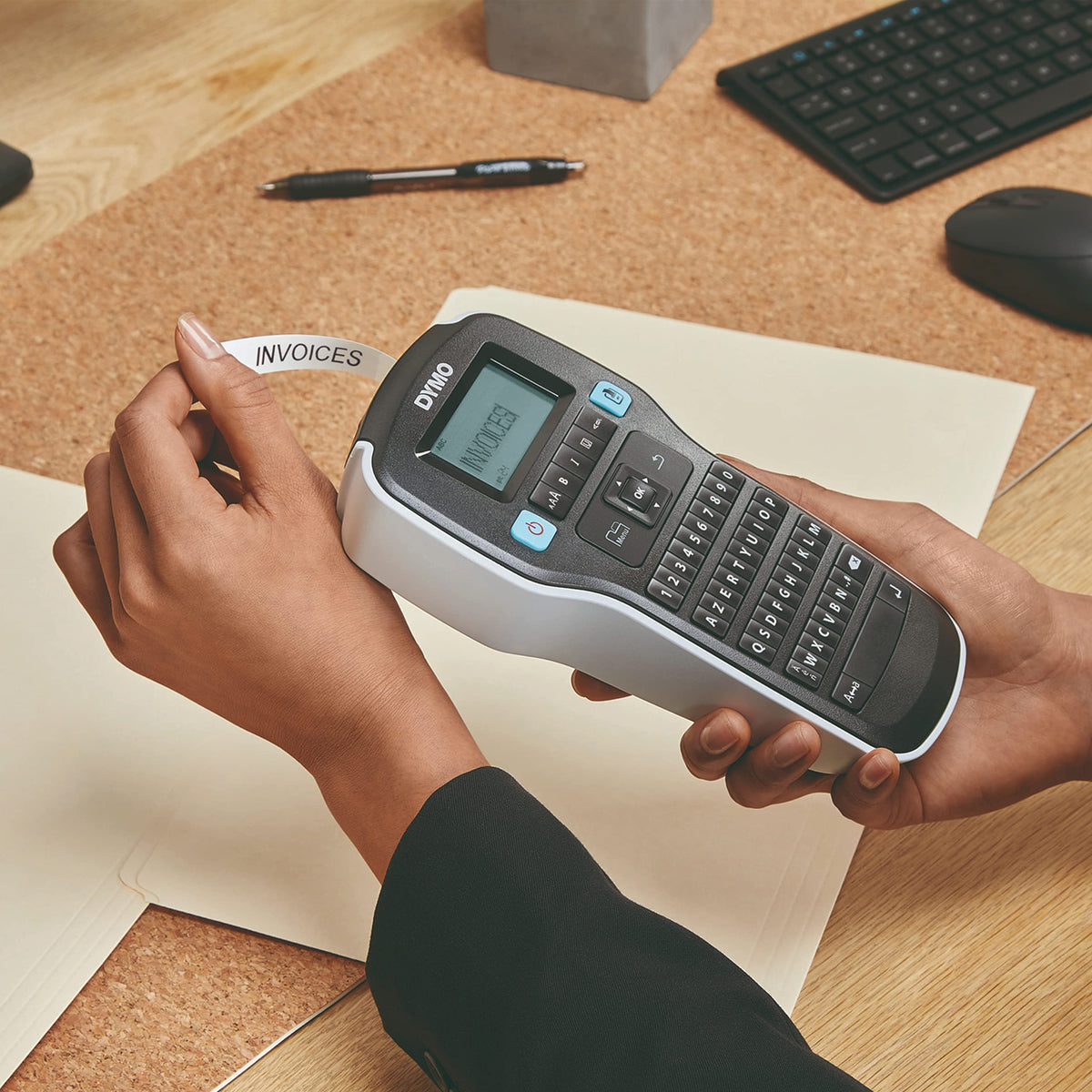 DYMO Label Maker LabelManager 160 Portable Label Maker, Easy-to-Use, One-Touch Smart Keys, QWERTY
