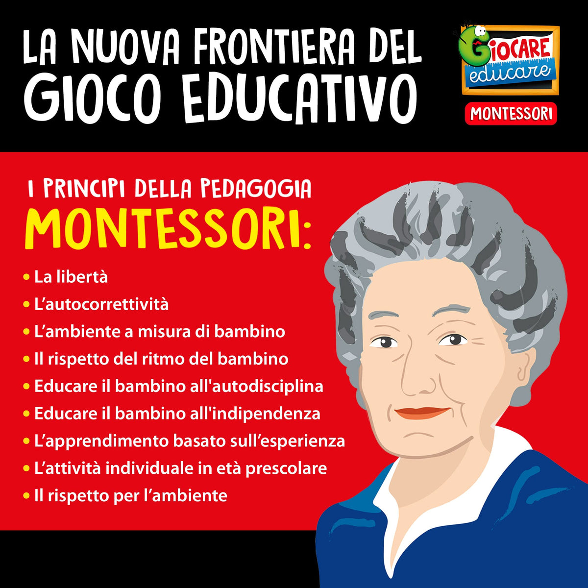 Liscianigiochi - Montessori The Inventafavole del Mondo fantastico, 95216