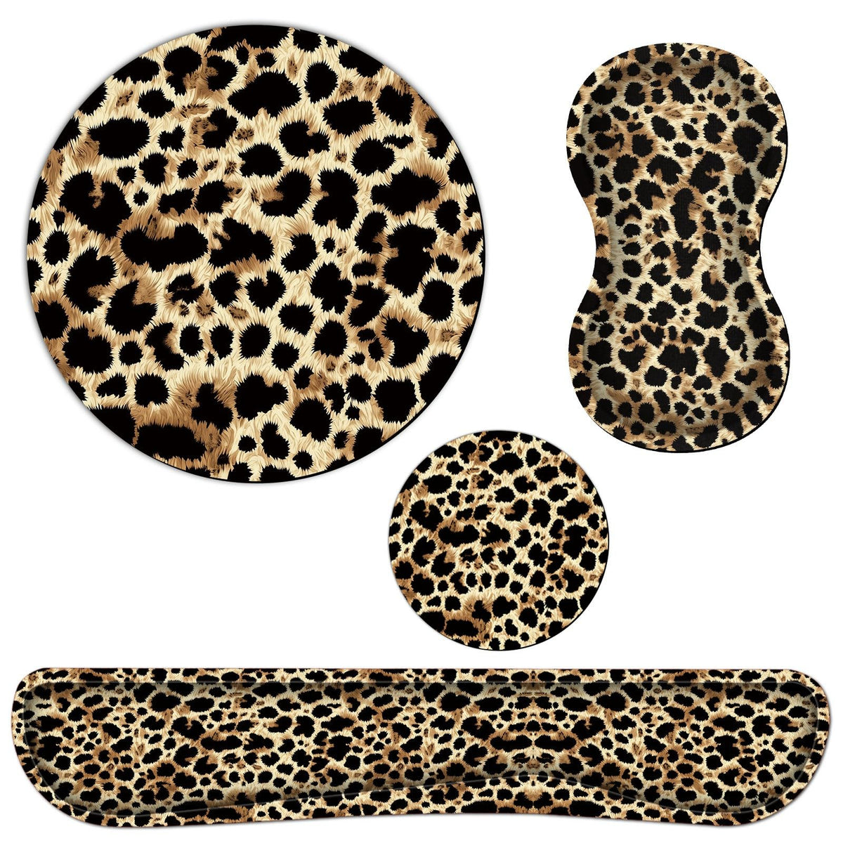 Keyboard Wrist Rest Pad + Mouse Wrist Rest + Gaming Mouse Pad + Coasters Ergonomic Memory Foam