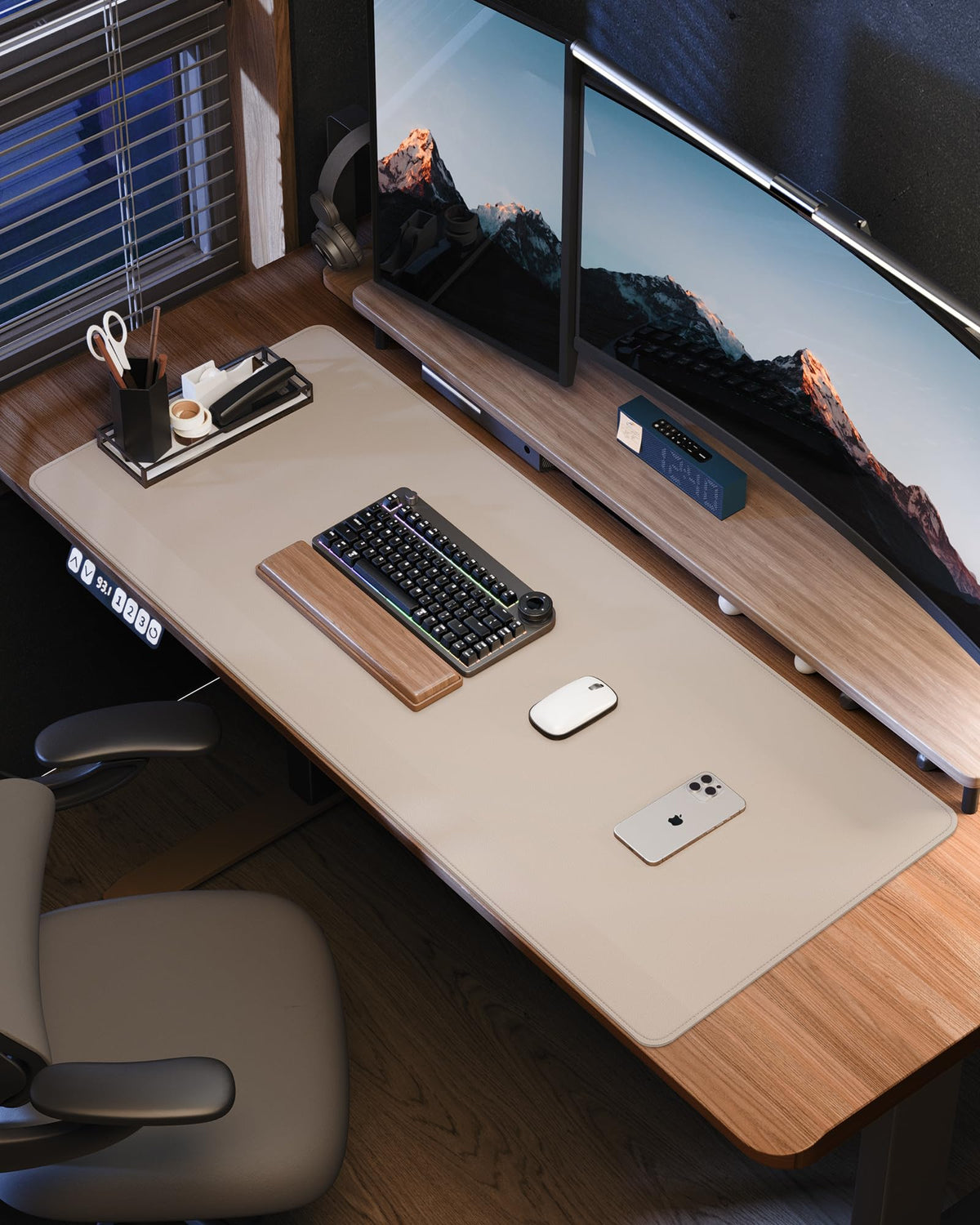 Extra Large Desk Mat - 63"x 17" Non-Slip Desk Pad for Office and Home - Ideal for Large Mouse Pad