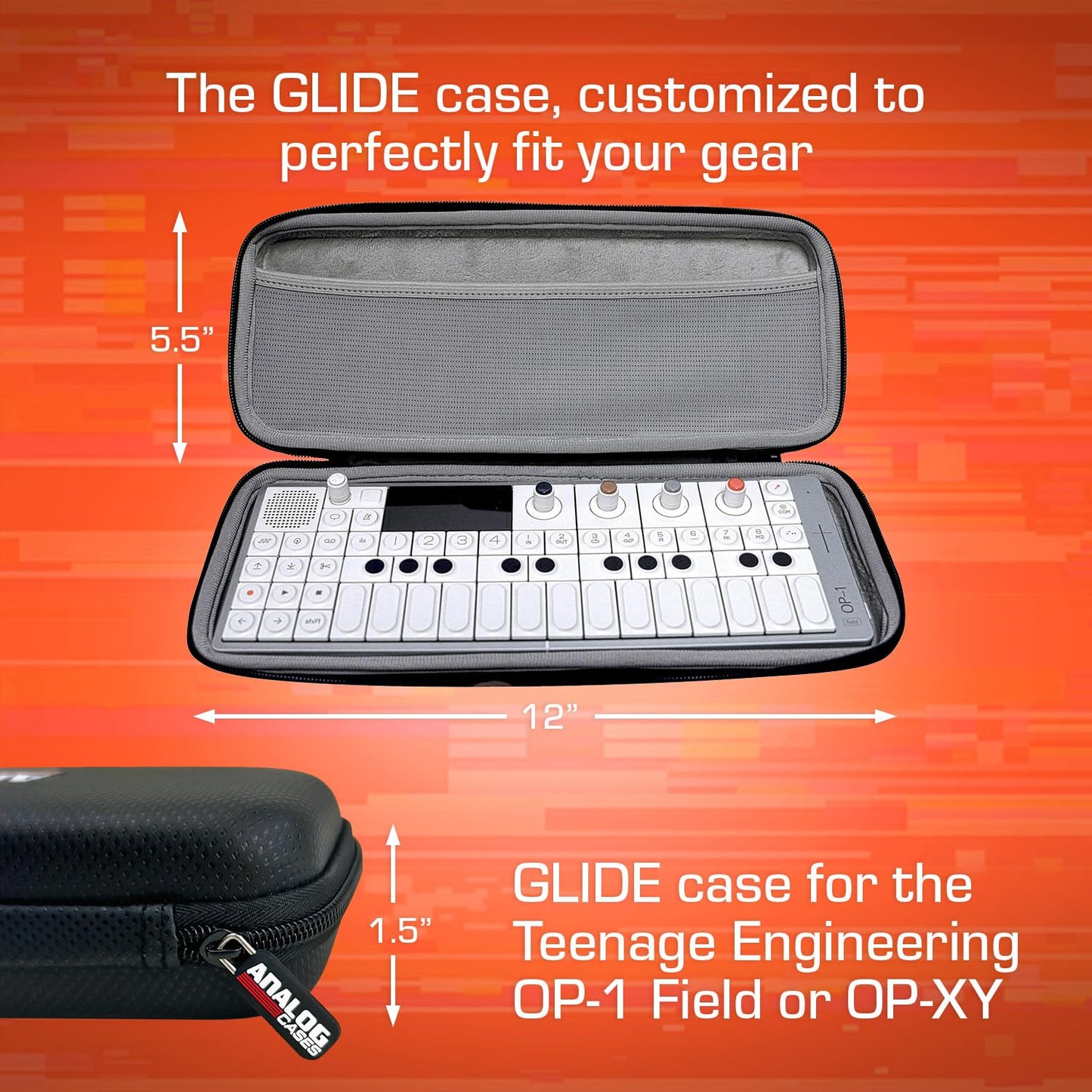 ANALOG CASES OP-1 Field/OP-XY/OP-1 Case - Compact GLIDE Case