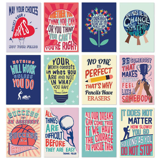 Sweetzer & Orange Inspirational Notebook Set. 12 Journal Notebooks for Women and Kids. 3.5 x 5”