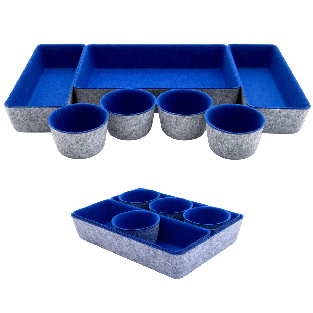 Teeo - Organizers for Drawers - Kitchen Drawer Organizers and Storage - Small Organizer Bins