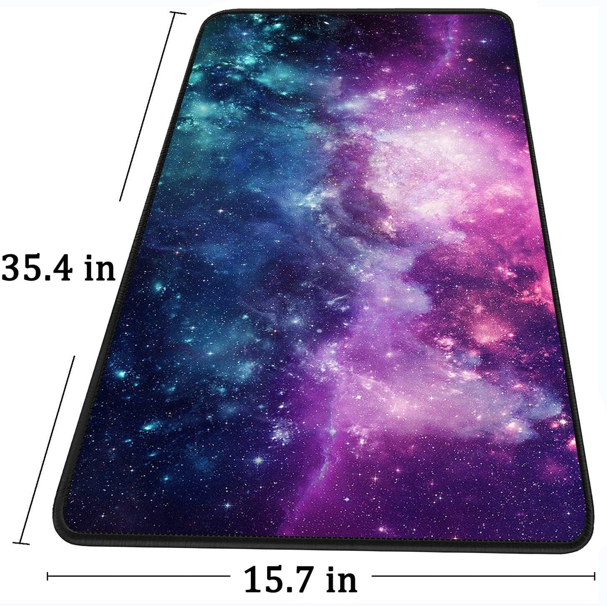 Gaming Mouse Pad with Stitched Edges (35.4X15.7In) Waterproof Desk Pad