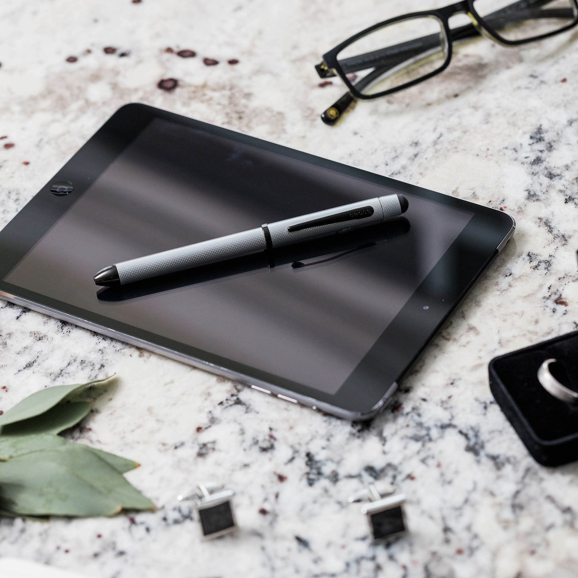 Cross Tech3+ Satin Black Multifunction Pen, Black Ink, Corporate Gift