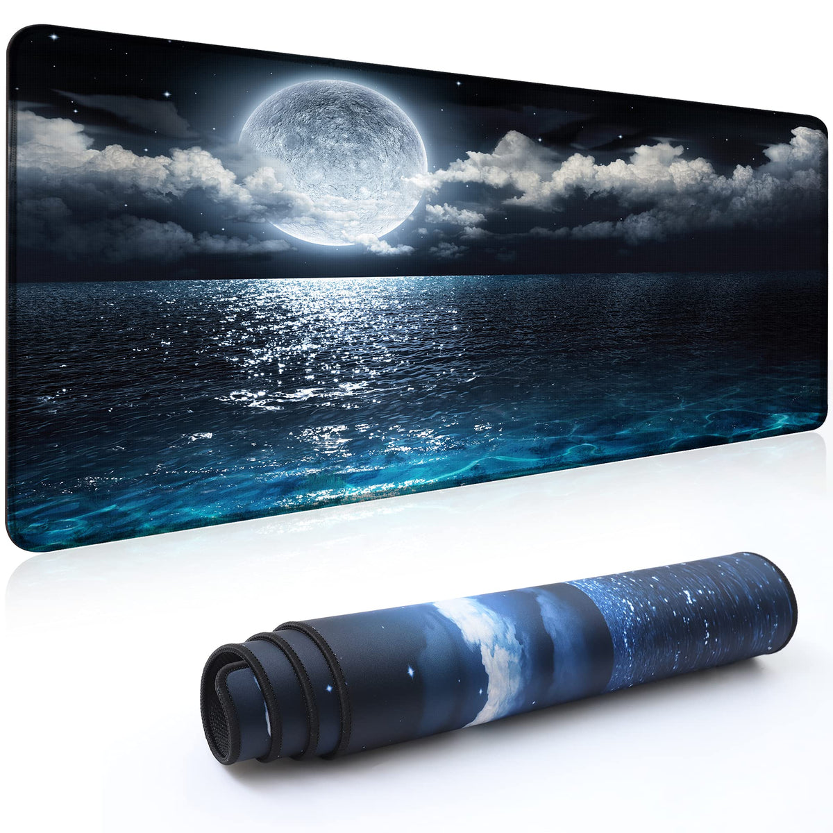 Wiabsi Desk Mat Pad,Large XXL Extended Mouse Pad Mat for Desktop Keyboard