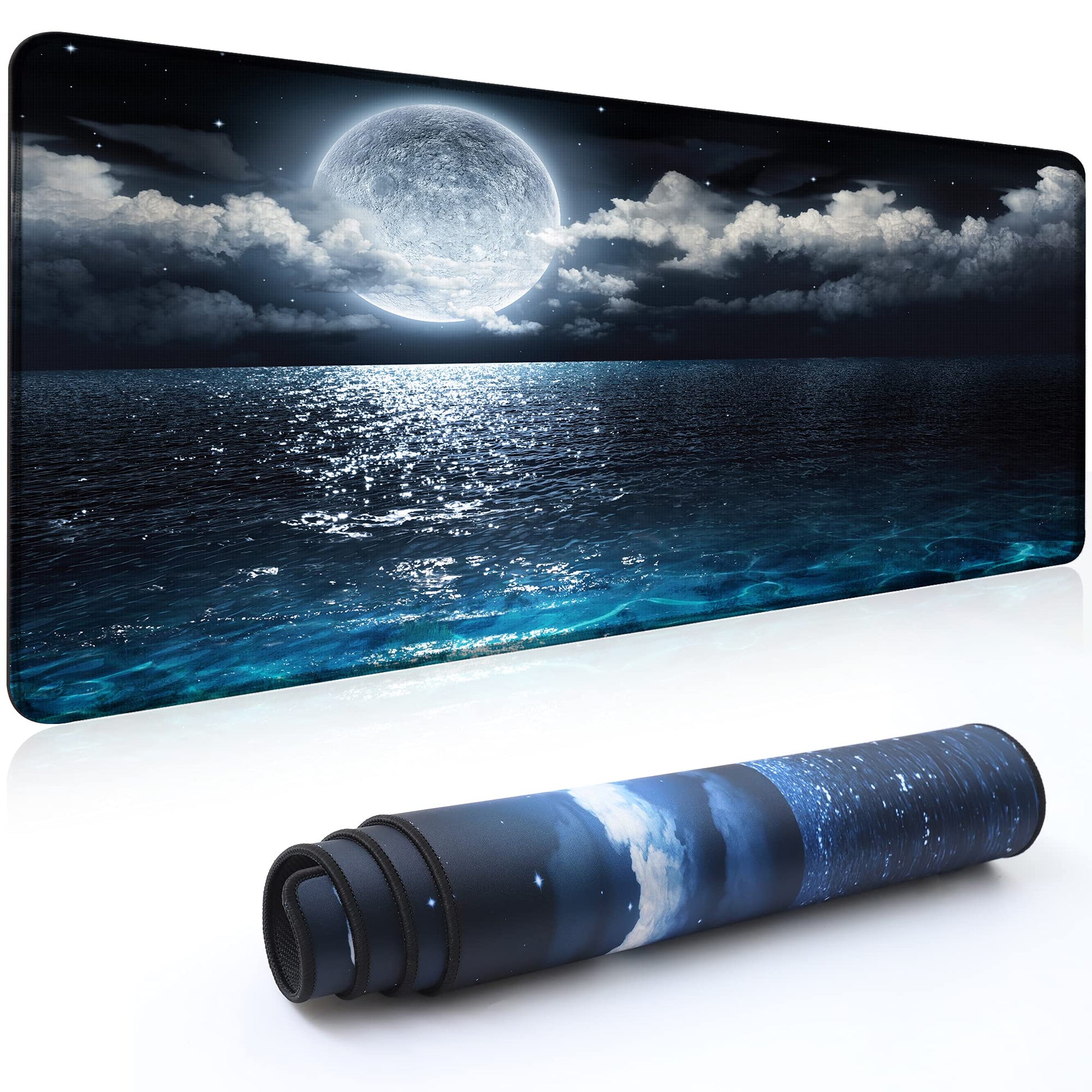Wiabsi Desk Mat Pad,Large XXL Extended Mouse Pad Mat for Desktop Keyboard