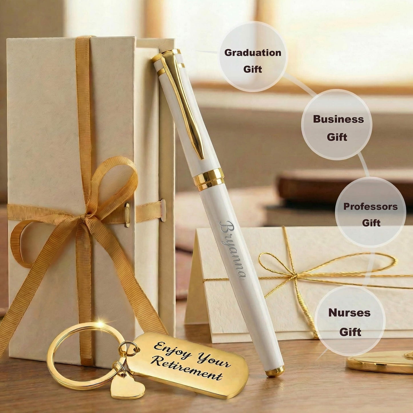 Yastar Personalized Business Pen Gift for Colleague Friend Groomsman Nurse