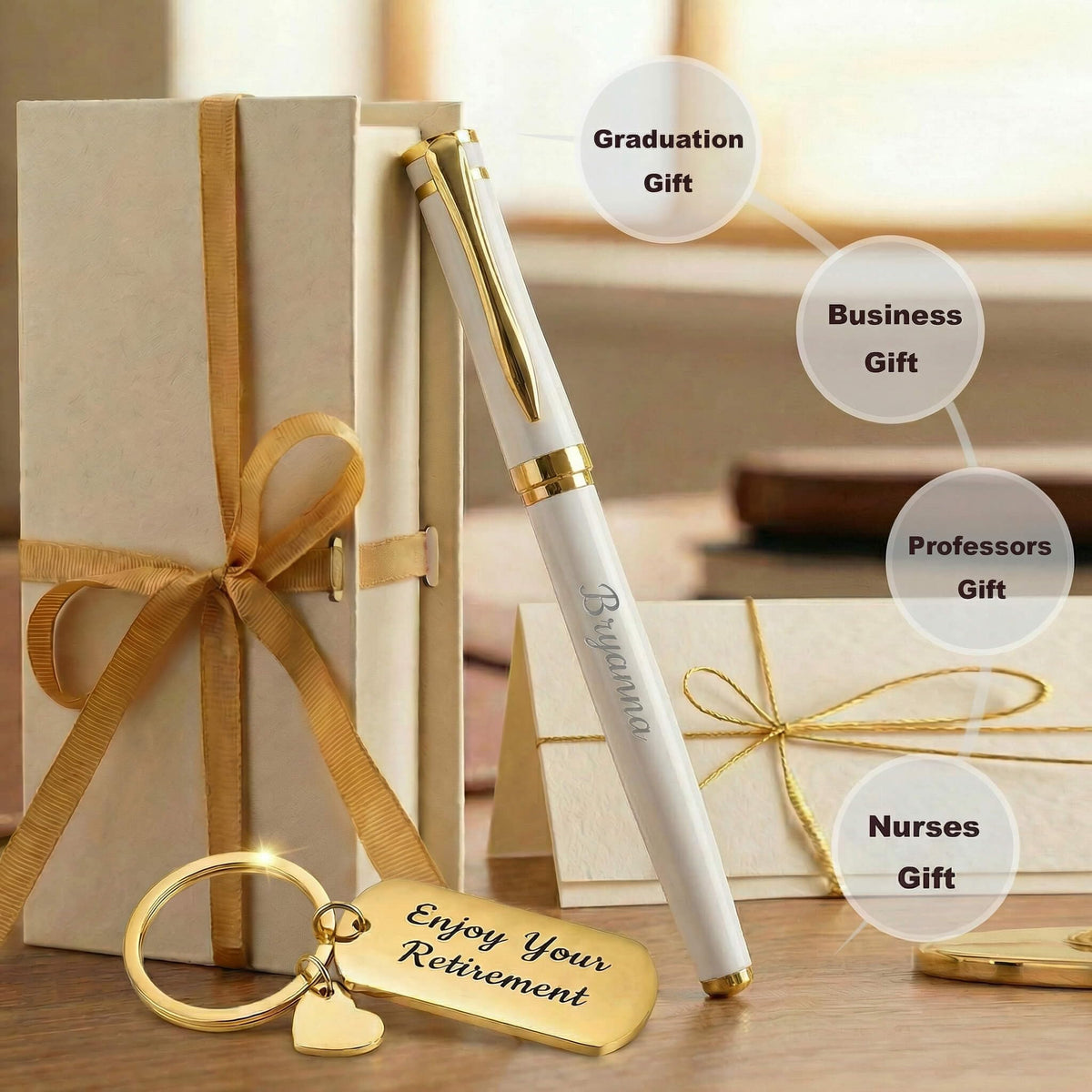 Yastar Personalized Business Pen Gift for Colleague Friend Groomsman Nurse