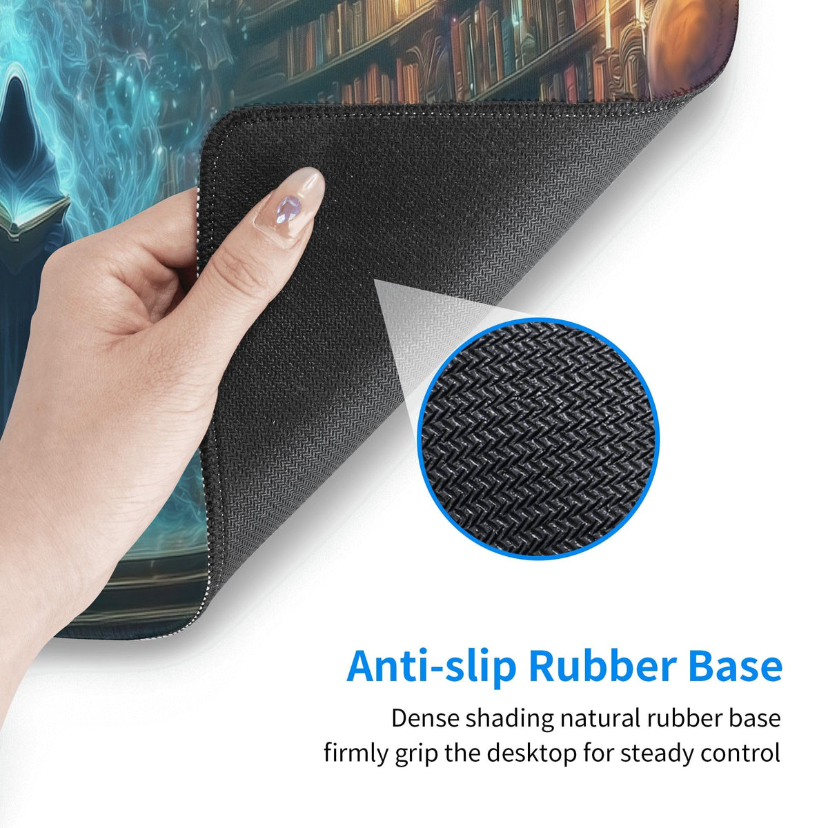 Witch Mouse Pad Extended Large Gaming Mouse Pad XL Stitched Edges for Gamer Home Office 31.5 X 11.8