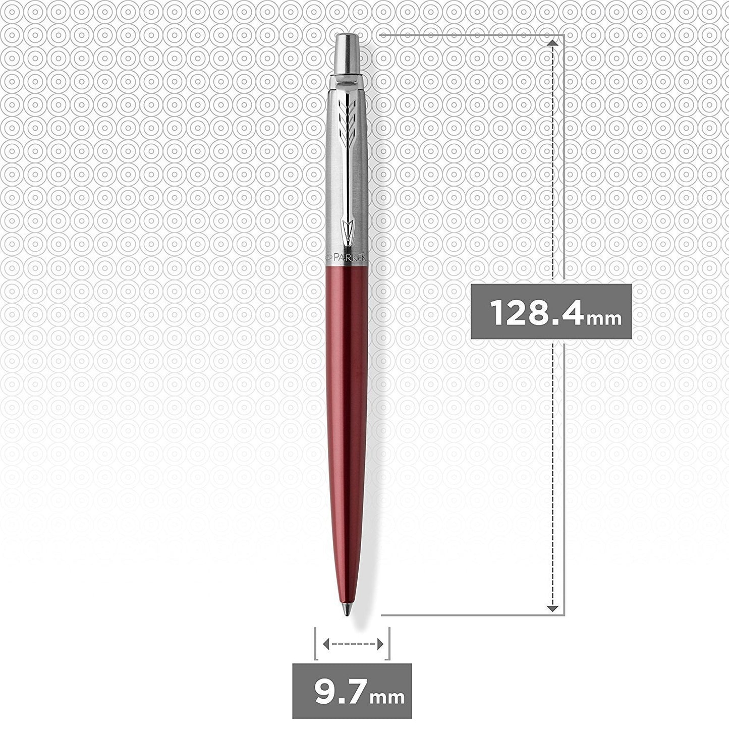 Parker Jotter London Duo Discover Pack: Stainless Steel Ballpoint Pen, Blue Ink & Red Kensington