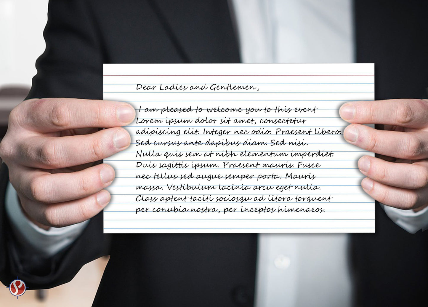 Ruled Index Cards, On 100lb. Heavyweight Thick White Cover Stock. "100 per pack" (4 x 6)