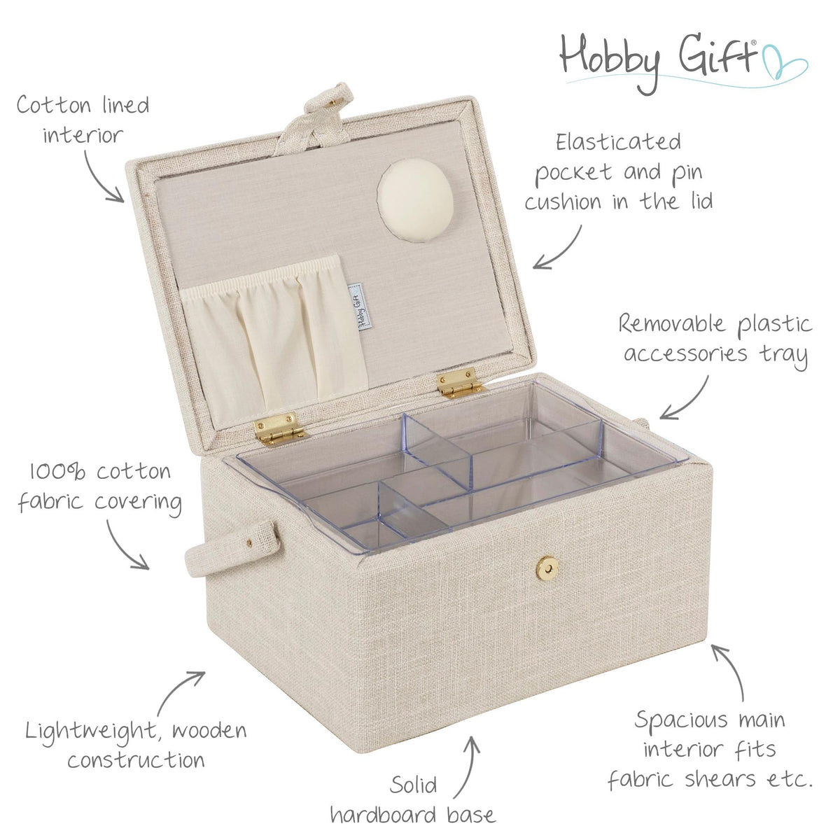Hobby Gift Medium Sewing Box Organiser