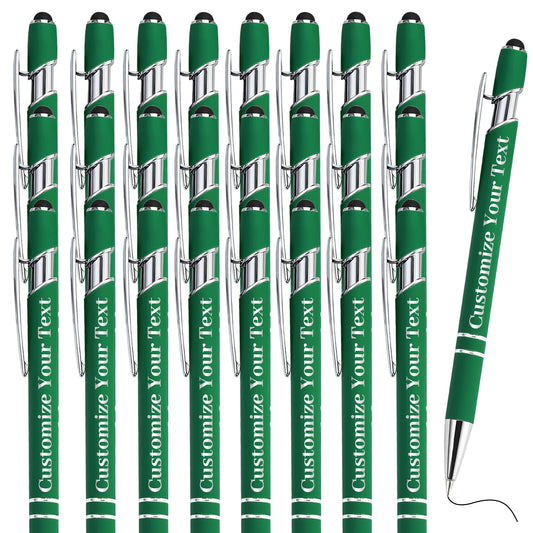 Fadace Up to 500 Pcs Personalized Pens Bulk Custom Customized Pen with Stylus Free Engraving