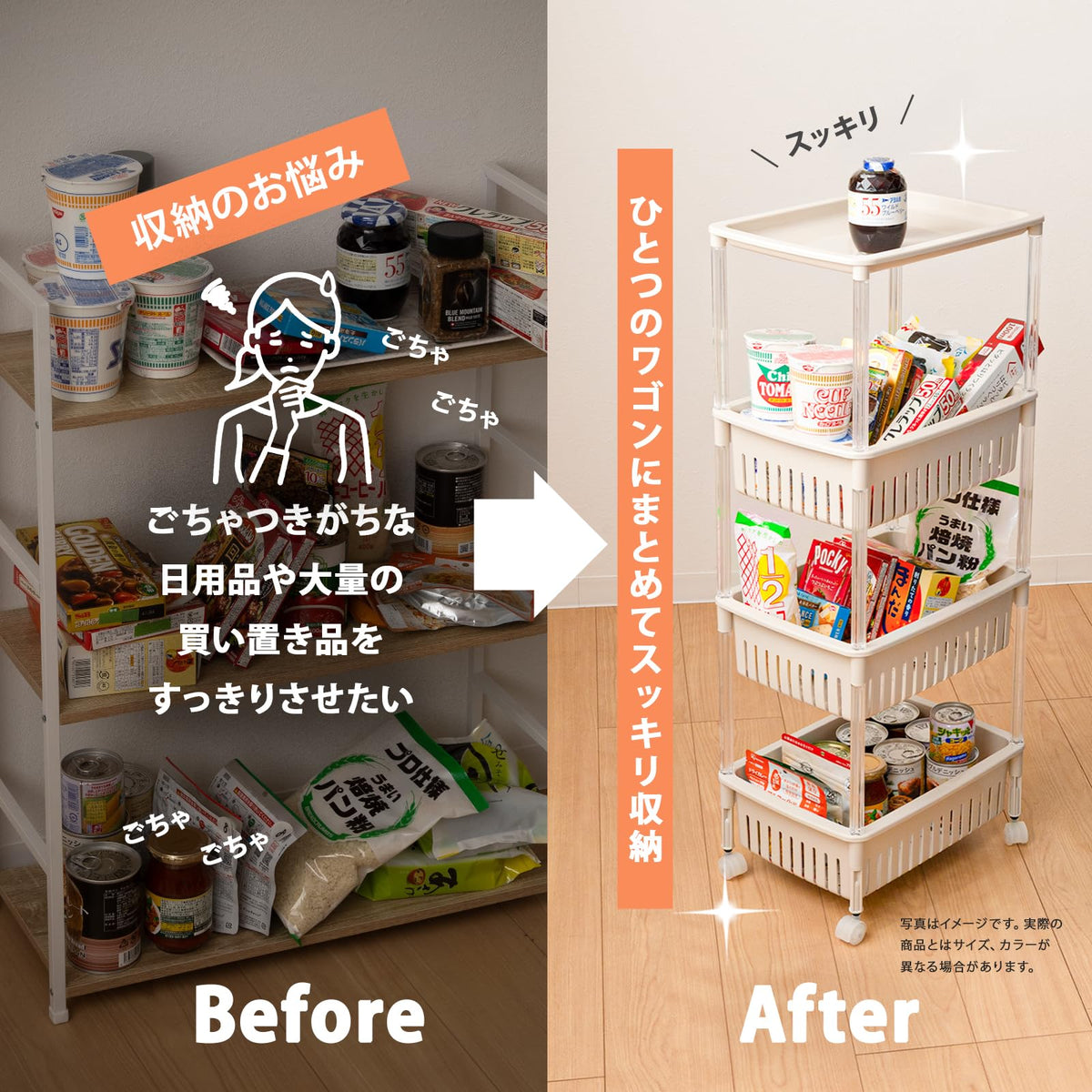 Sanko Plastic Gap Rolling Storage Table