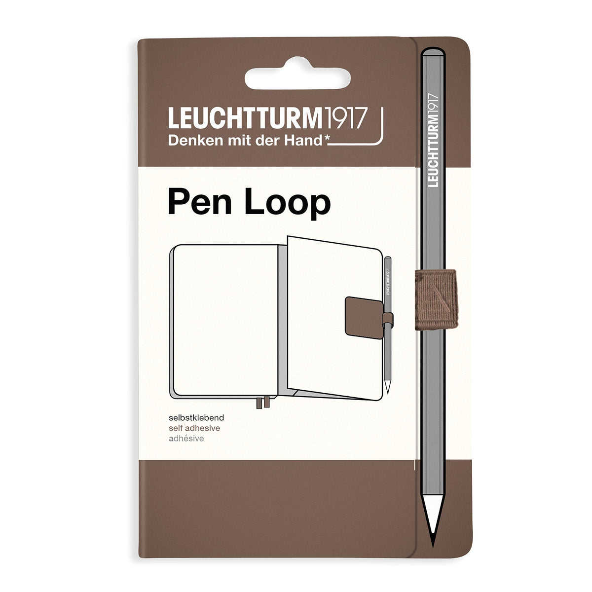 LEUCHTTURM1917 Self Adhesive Pen Loop Elastic Pen Holder (Warm Earth)