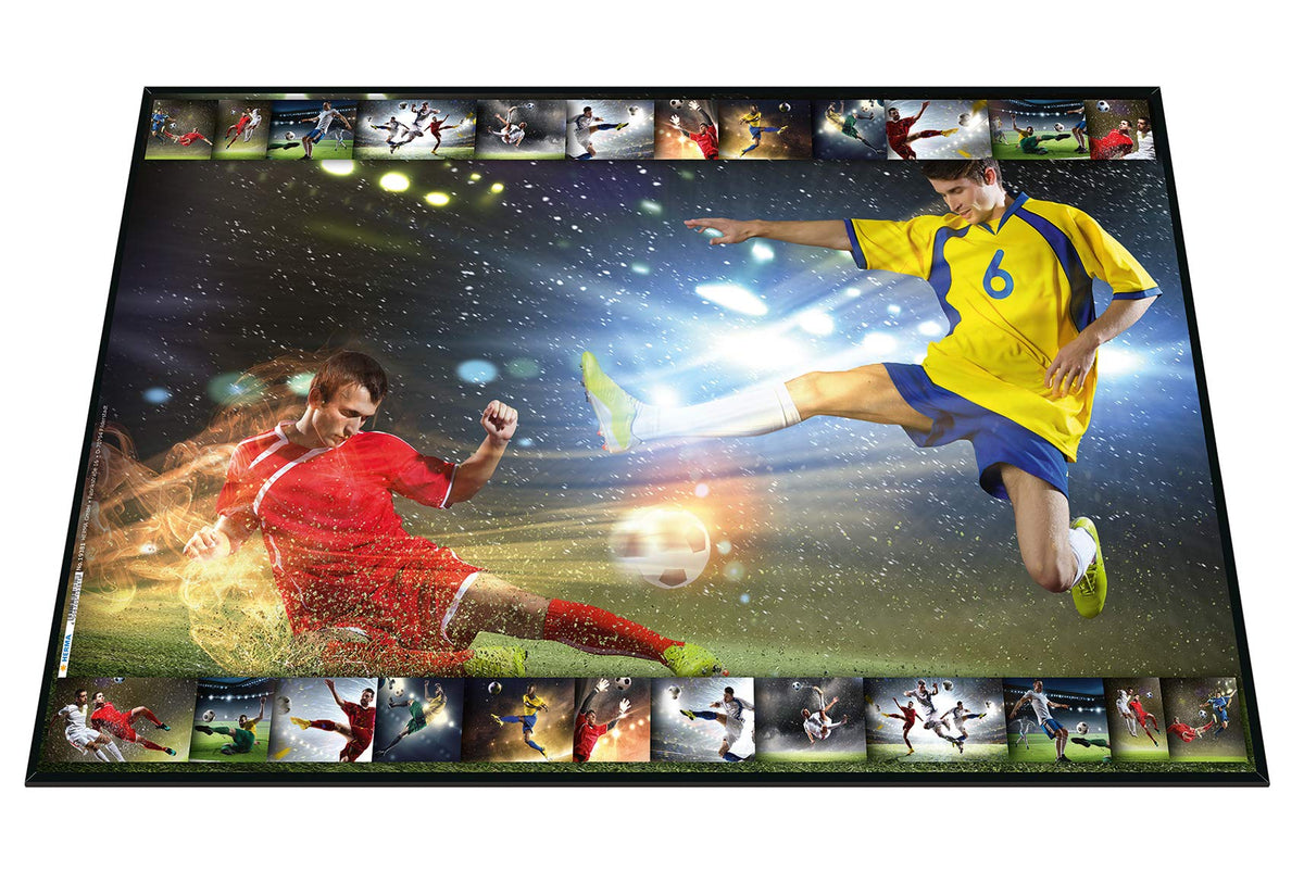 Herma 19378 Desk Mat Non-Slip (55 x 35 cm/Dogs, Motif On Both Sides, for Children 1 Mat Football