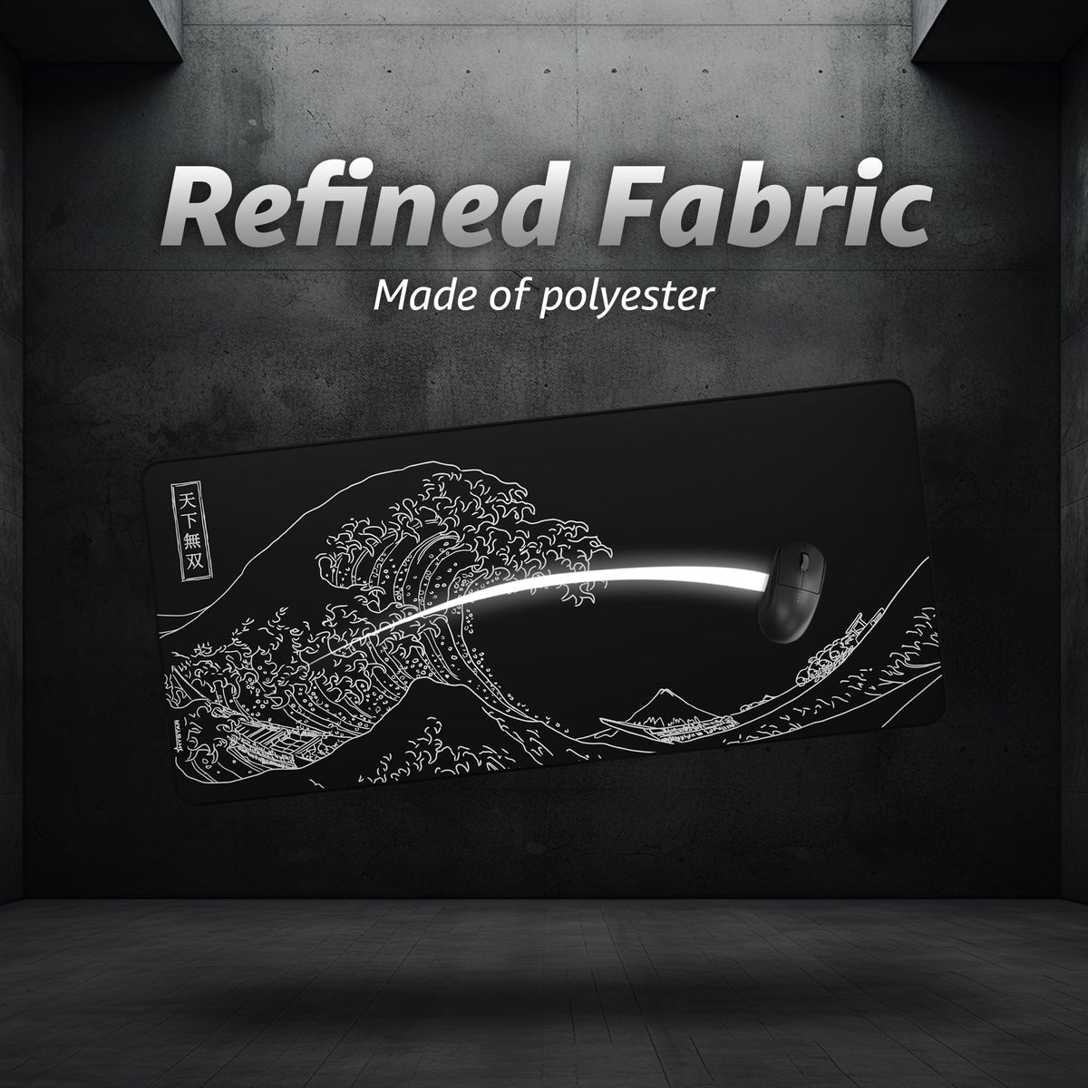 Hystar® Extended Gaming Mouse Pad | XXL 36" x 16" | 5mm Thick, Waterproof Surface, Smooth Polyester