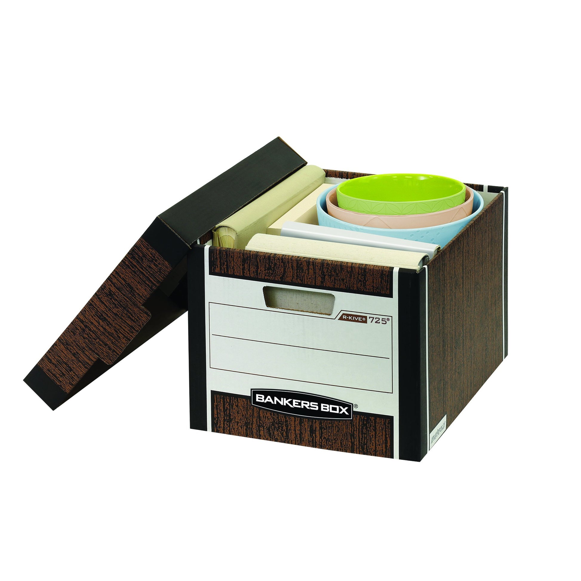 Bankers Box 12-Pack Heavy-Duty File Storage Boxes, Letter/Legal, FastFold