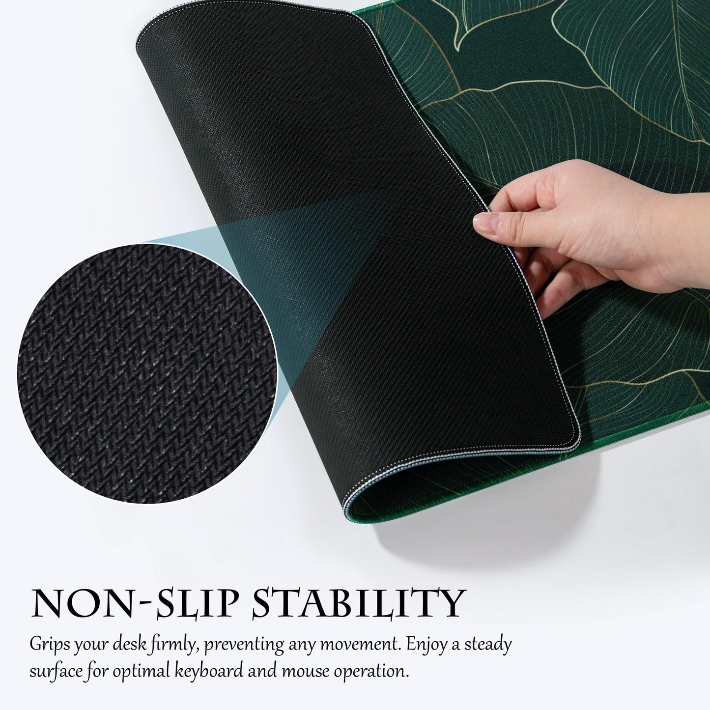 ALOANES Waterproof Gaming Mousepad Large Mouse Mat Non-Slip Rubber Base