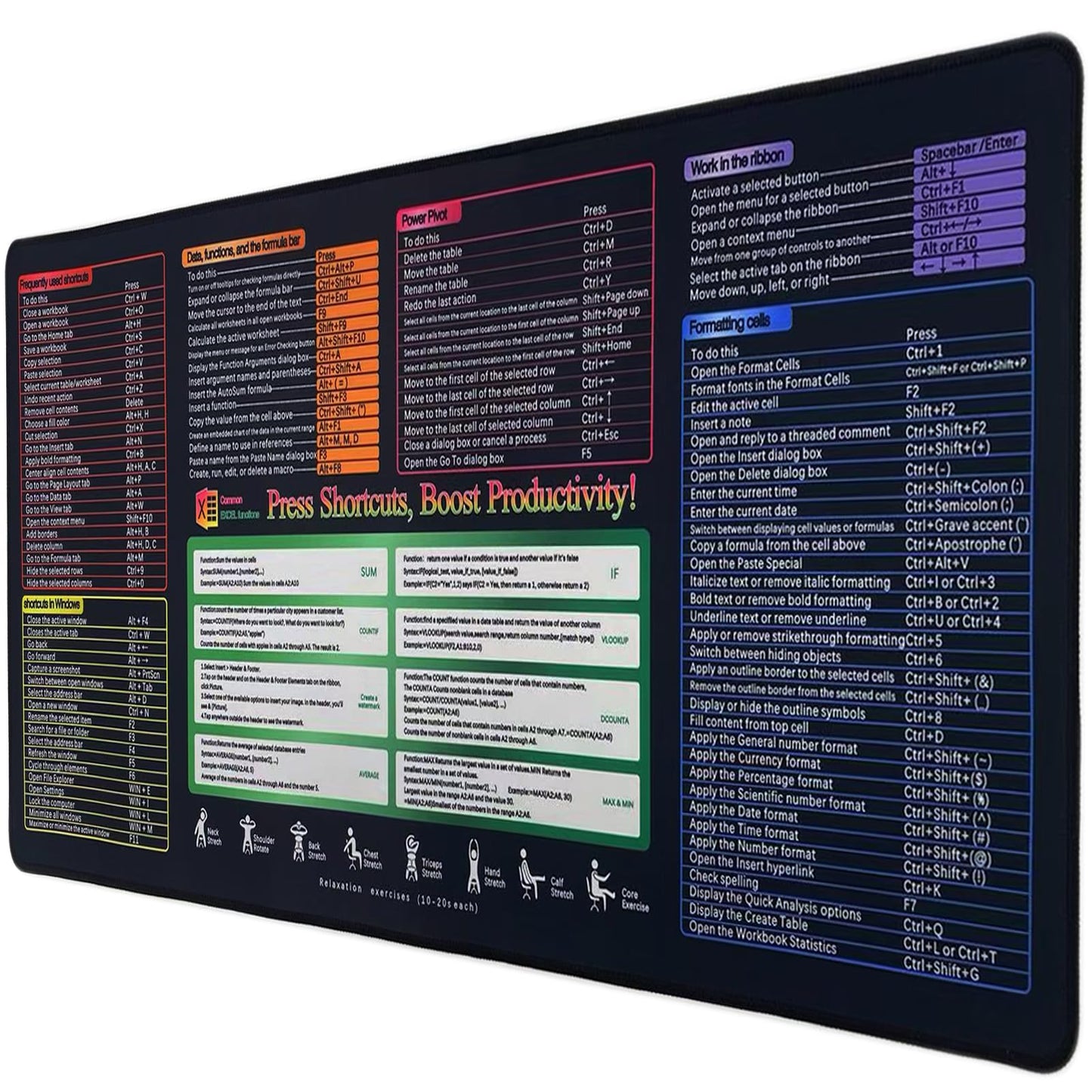 Cmhoo XXL Gaming Mouse Pad 35.4x15.7 Professional Large Mouse Pad & Computer Game Mouse Mat-90x40