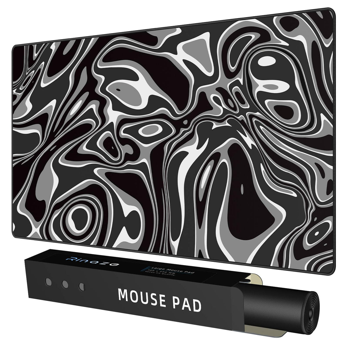 Rinaze Large Gaming Mouse Pad with Superior Micro-Weave Cloth, Extended Desk Mousepad with Stitched