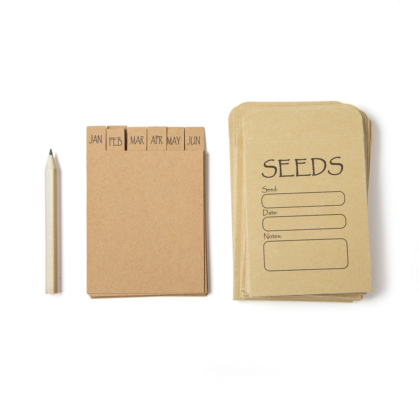 Katai – Seed Storage Box – Durable Metal Organizer for Gardeners with Lid, Monthly Dividers, 20