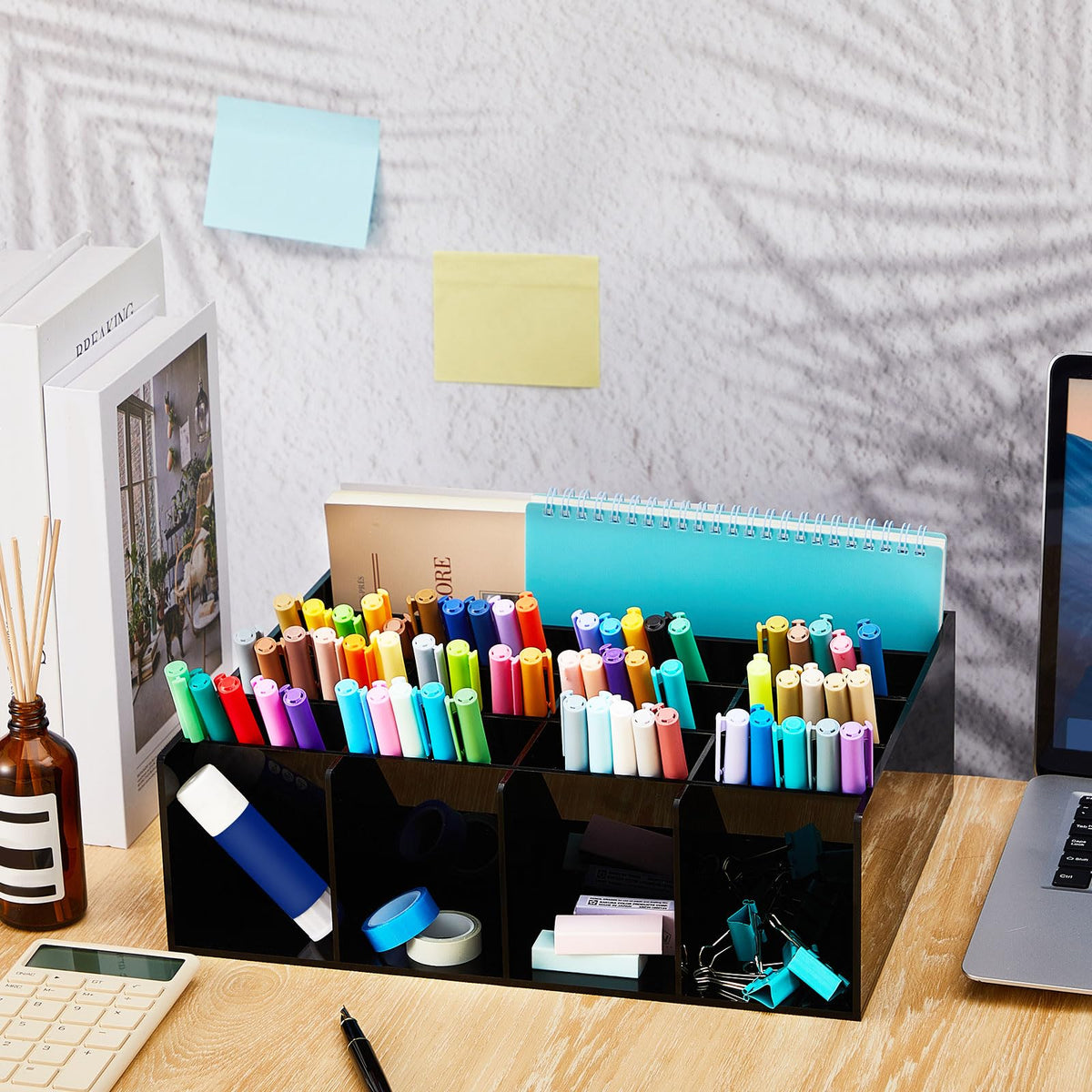 MotiMind Acrylic Pen and Marker Organizer for 200 Markers