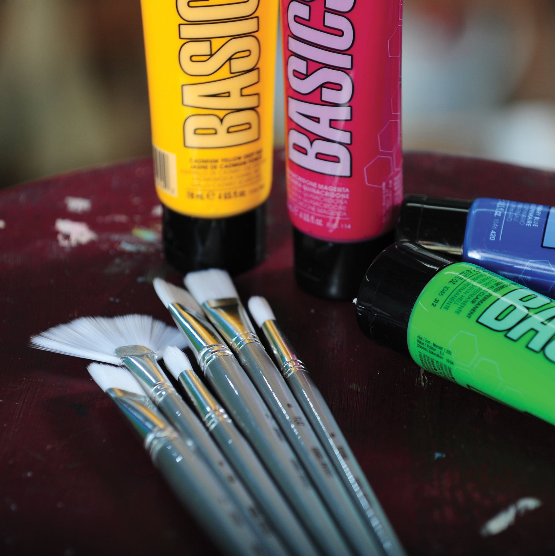 Liquitex Basics Acylic Paintbrush Set of 4