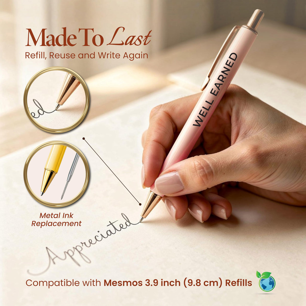 MESMOS 3pcs High End Luxury Congratulations Gifts for Women, Job Promotion Gifts for Women, Thank