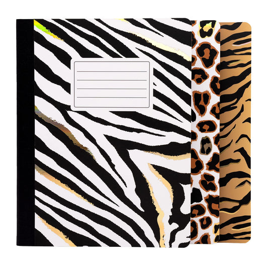 Pukka Pad, Composition Notebooks - 3 Pack of Journals Featuring 140 Pages of College Ruled 80GSM