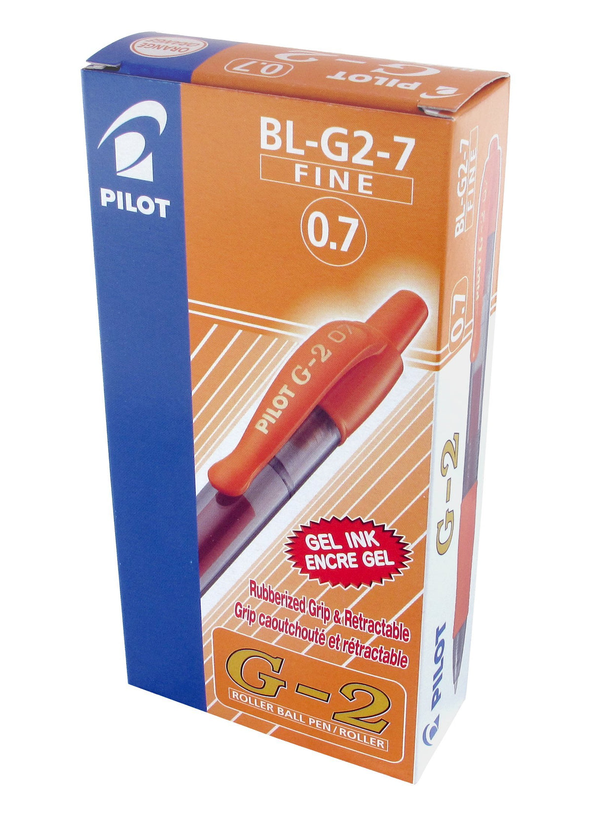 Pilot G207 Retractable Gel Rollerball 0.7 mm Tip Box of 12
