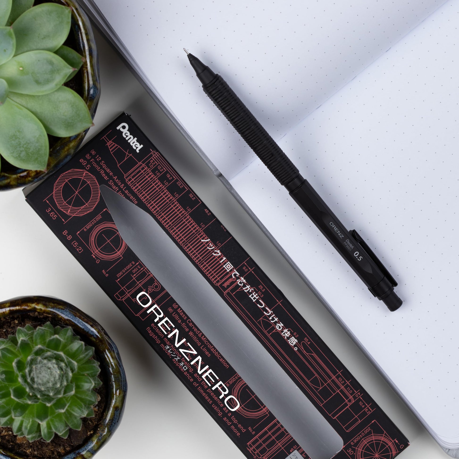 Pentel Orenznero 0.5mm Mechanical Pencil with Auto Lead Feed Feature