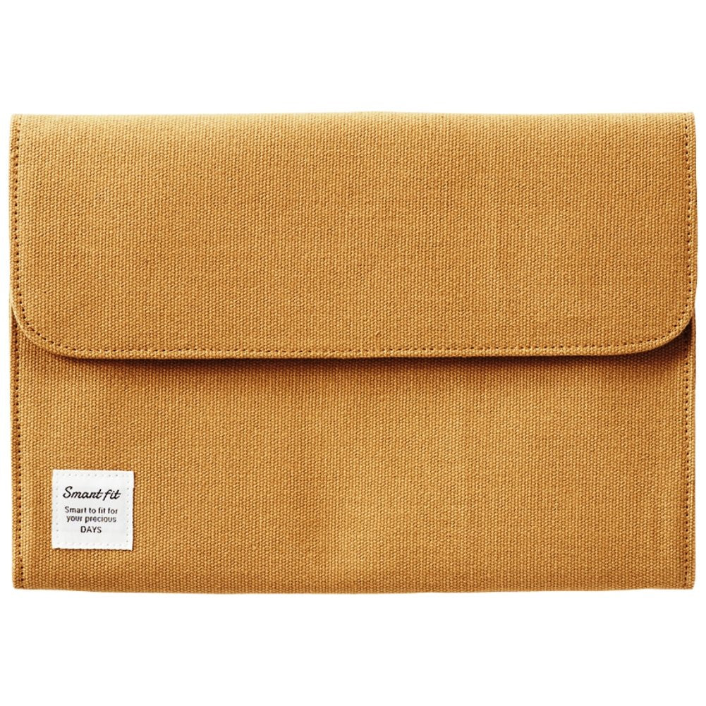 Lihit Lab A7701-16 Accordion Pouch, S, Beige