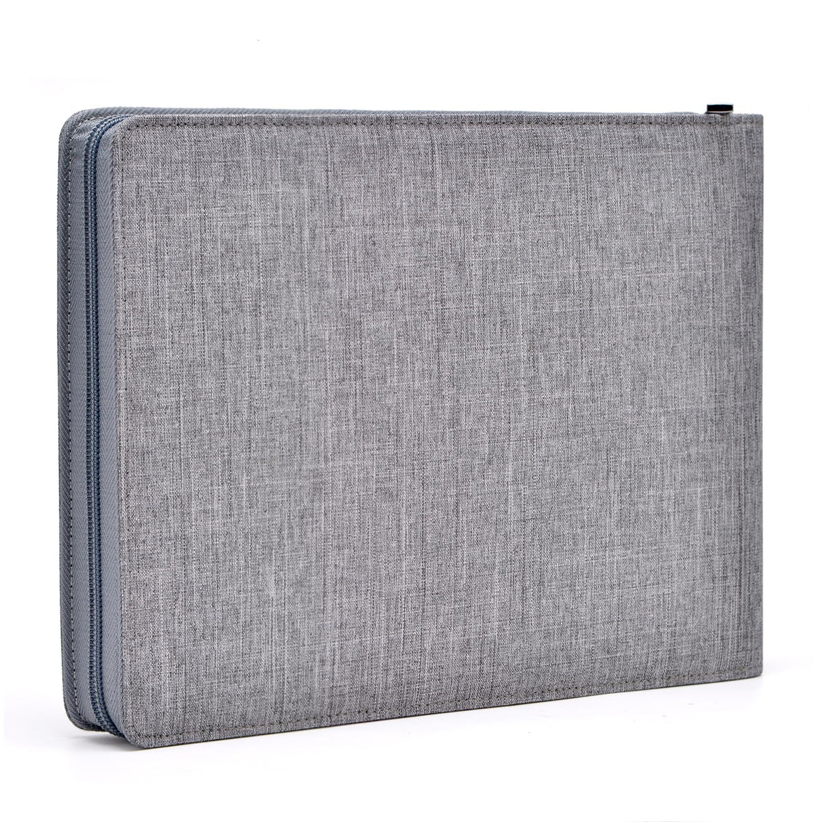 Asvine 24 Fountain Pen Case Gray Organizer Bag - Premium Waterproof Canvas Pen Display Holder