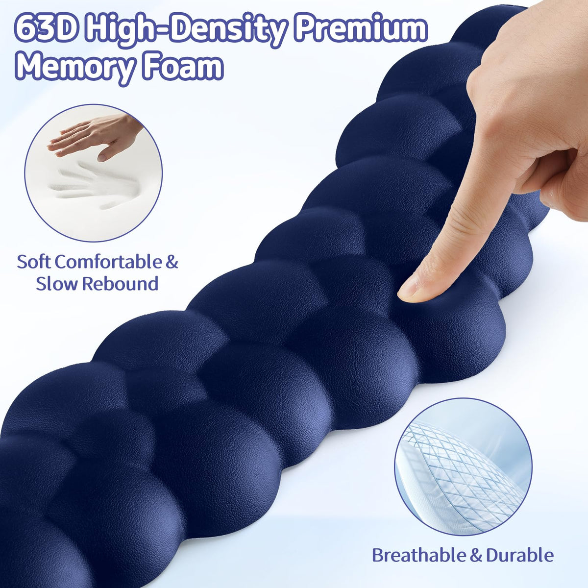 Sushret Cloud Wrist Rest for Keyboard and Mouse, Cloud Keyboard Wrist Rest