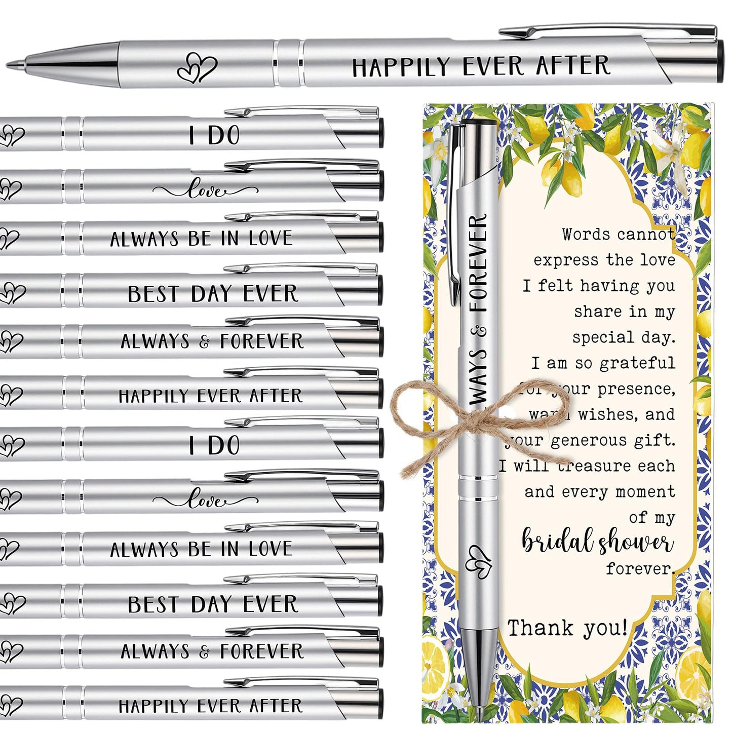 Chiisong 30 Sets Bridal Shower Favors for Guests, Lemon