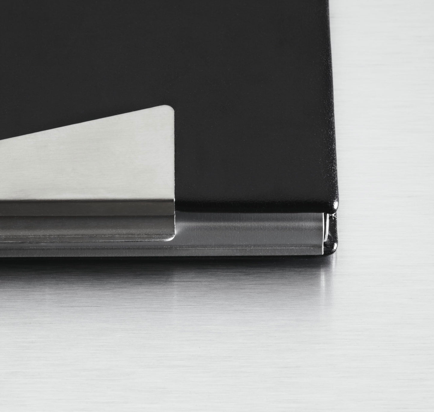 Sigel VZ131 Business Card Case, silver, black
