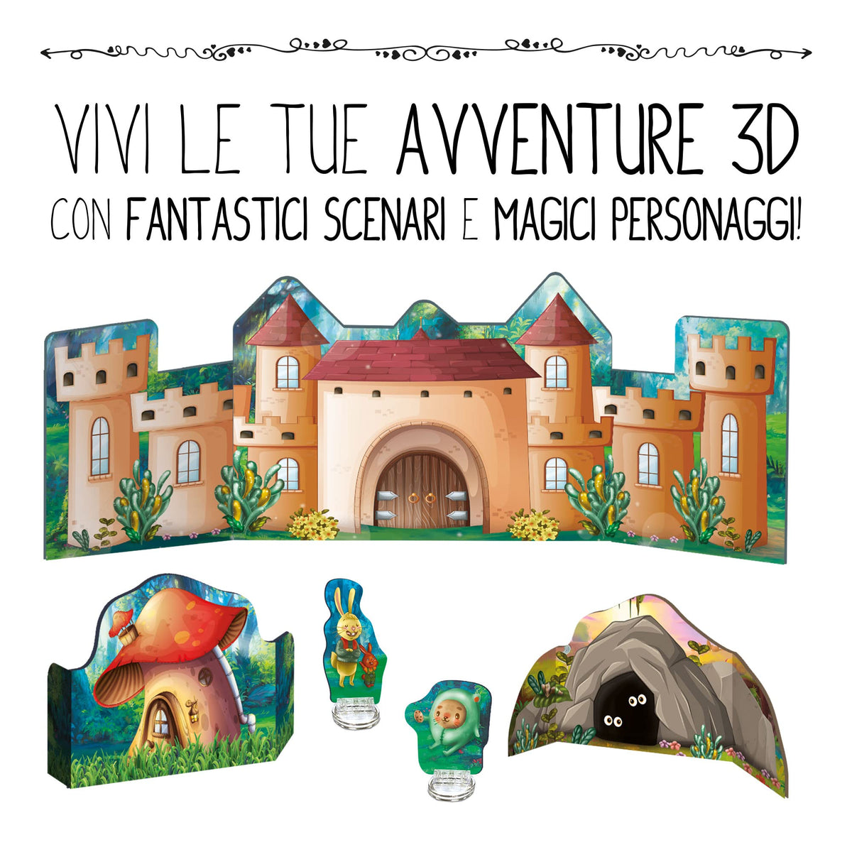 Liscianigiochi - Montessori The Inventafavole del Mondo fantastico, 95216