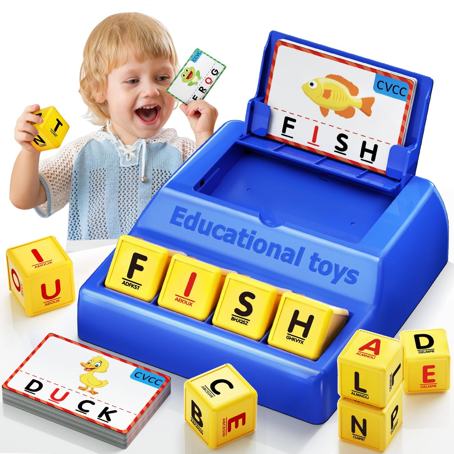 Montessori Matching Letter Game Toys for 3 4 5 Year Old Boy Girl Gifts Kids