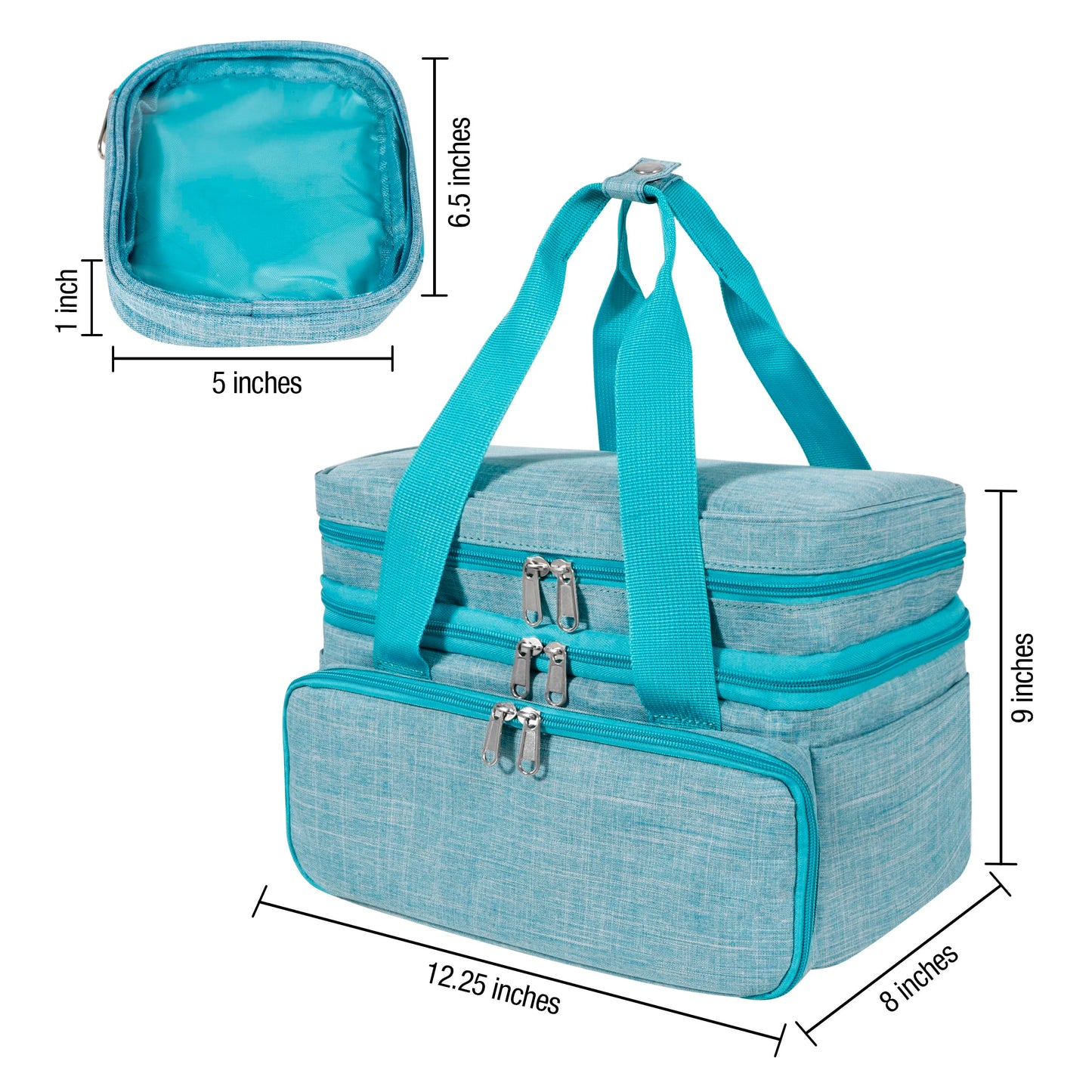 SINGER Portable Sewing Storage Organizer Bag, 18 Compartments, Carry-All