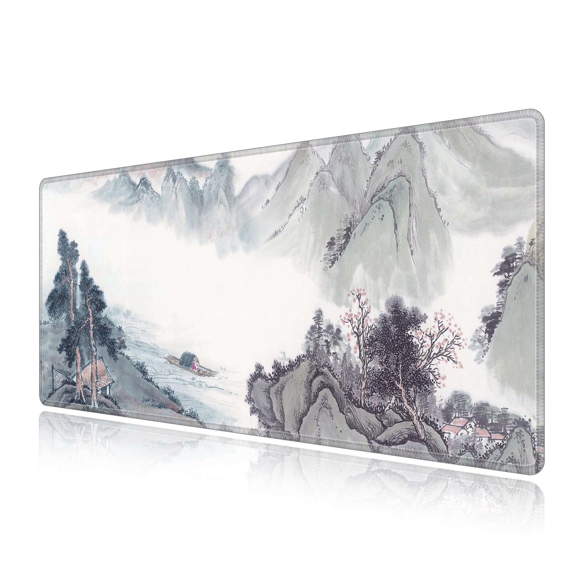 LL-COEUR XXL Landscape Gaming Mouse Pad Computer Keyboard Mat Office Desk Pad (Landscape 1, 27.5" x