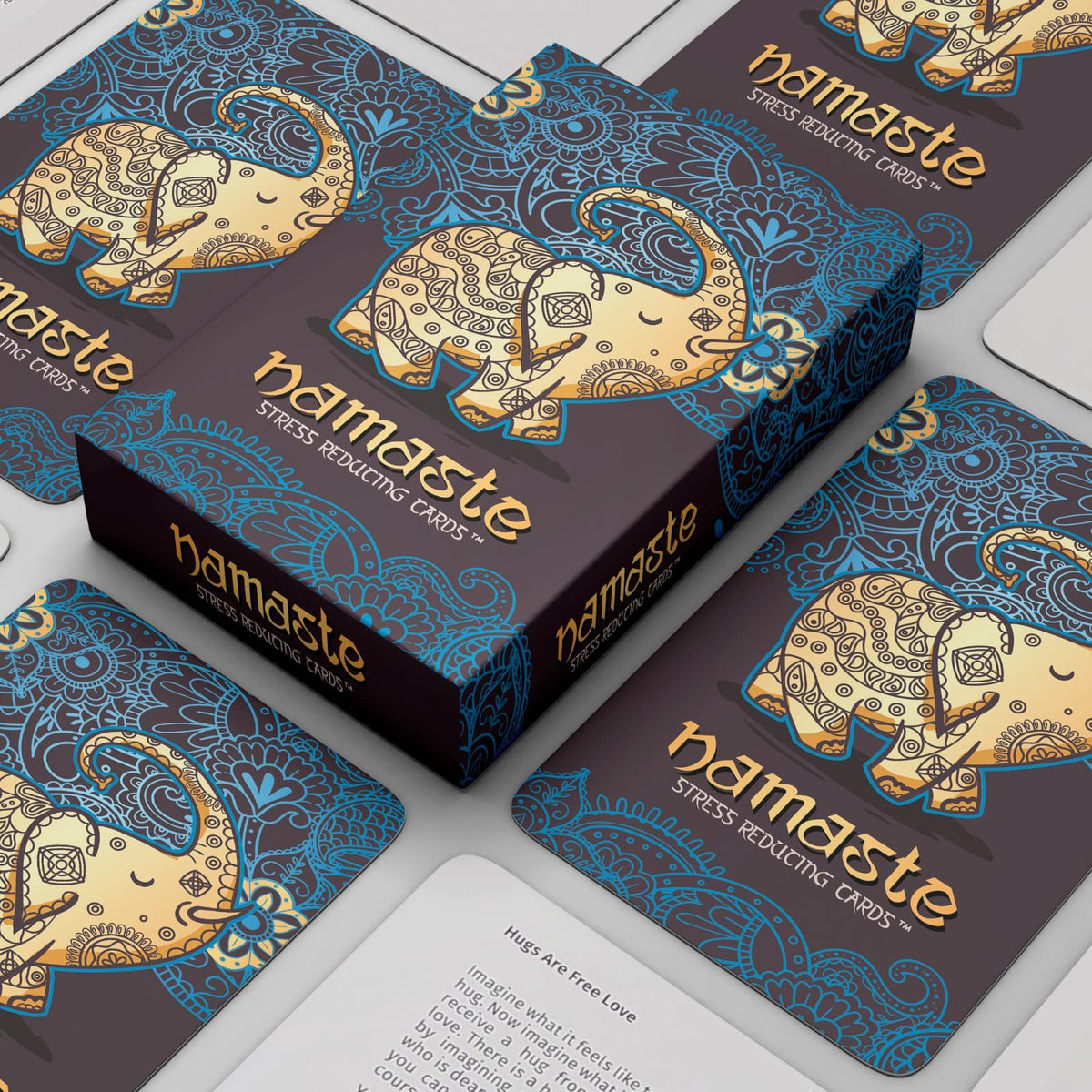 Namaste Mindfulness Cards - Stress & Anxiety Relief, Meditation Cards - Self Care Gifts for Women