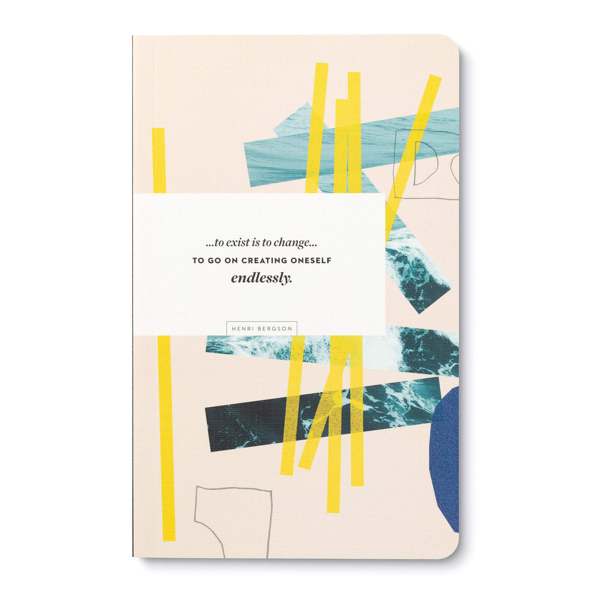 Compendium Softcover Journal - To exist is to change… to go on creating oneself endlessly. – A