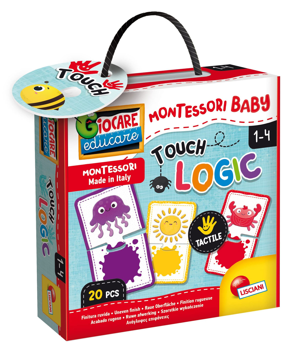 Lisciani 92697 Montessori Baby Touch Logic-Educational Game for Children from 1 to 4 years-92697