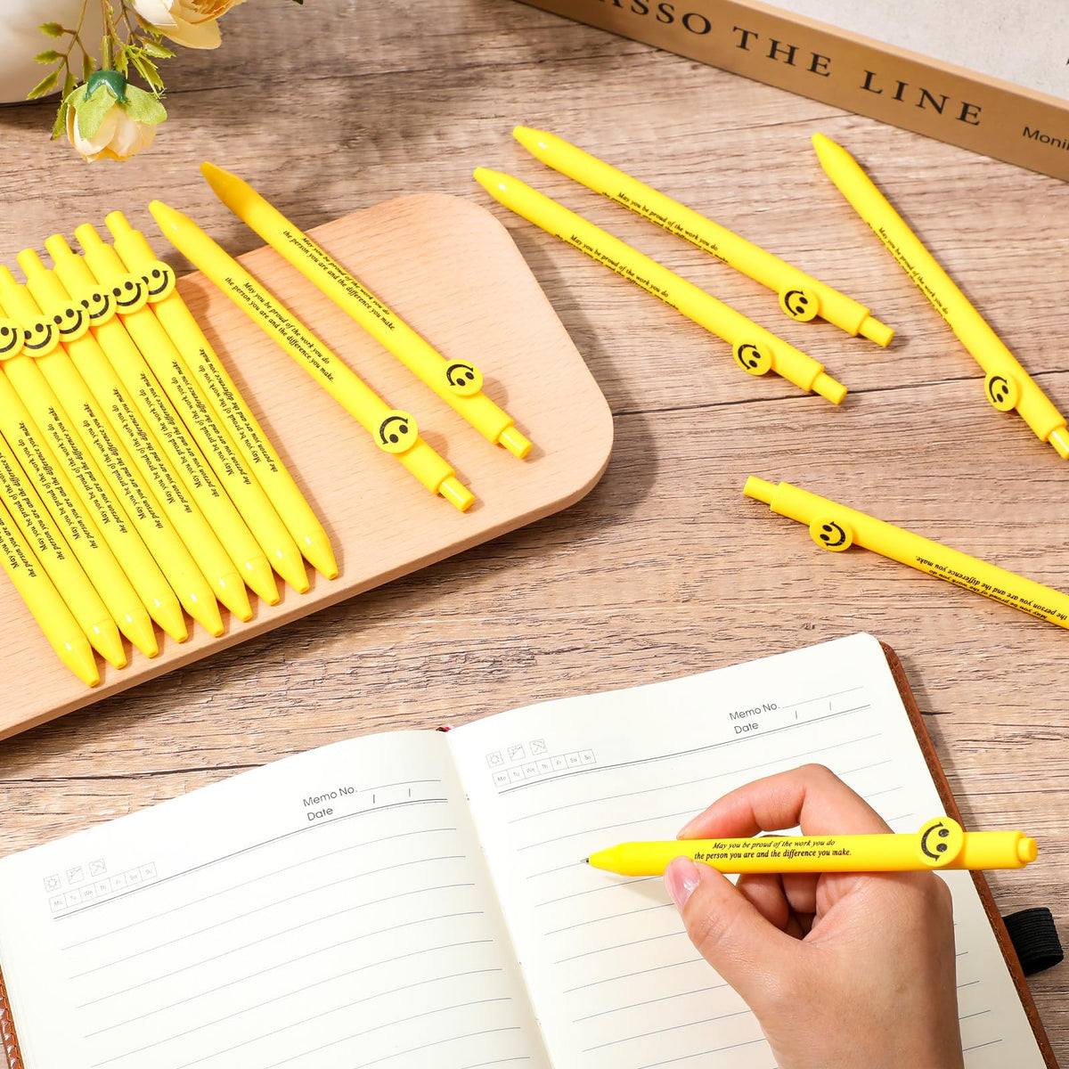 Fuutreo 50 Pcs Funny Pens Employee Appreciation Gifts, Proud